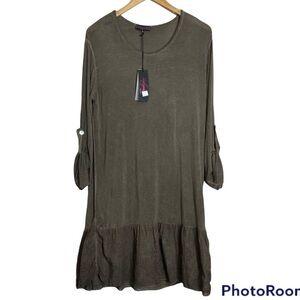 NWT Seduzione Lightweight Knit Dress Light Brown S/M